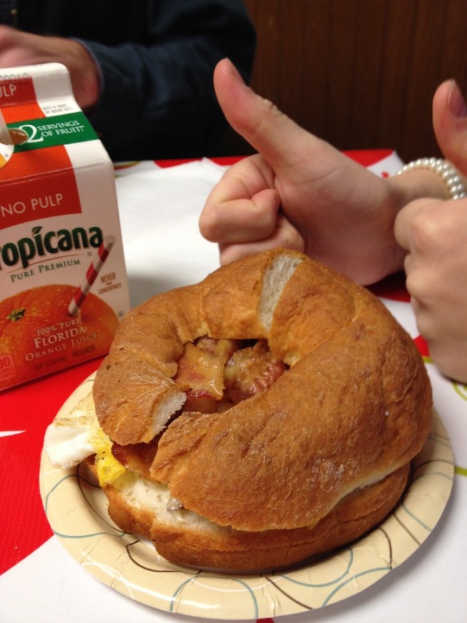 GF  Bagel Egg Sandwich